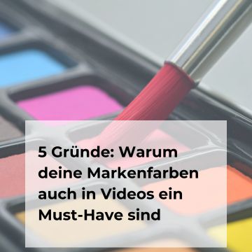 Markenlook und Markenfarbe in Videos