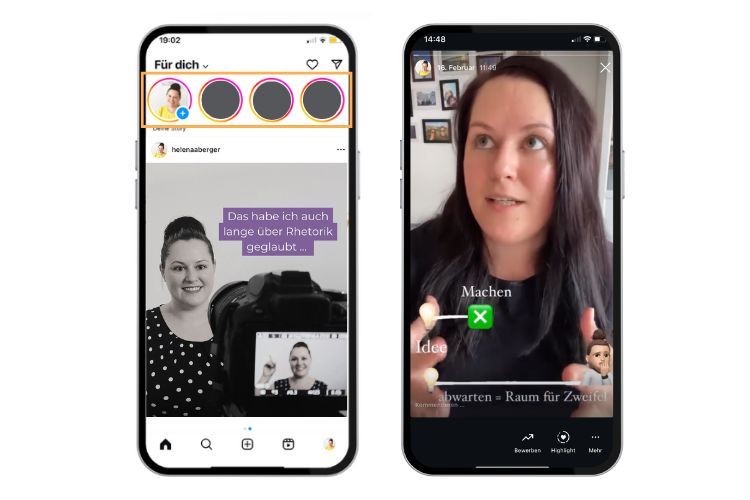 Instagram Story Anleitung 1