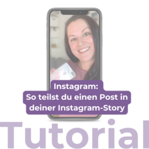 Tutorial Instagram Post in Story teilen