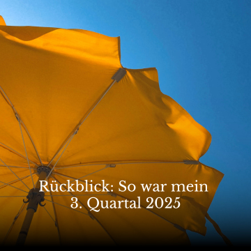 Blog Gelber Sonnenschirm in Grado